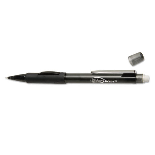 ADVANCED SLICKER CLICKER, MECHANICAL PENCIL, TRANSLUCENT BLACK BX