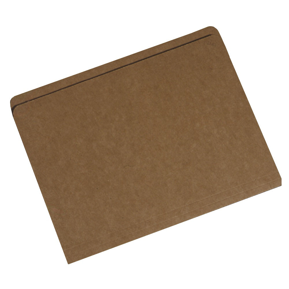 MEDIUM DUTY FILE FOLDER, STRAIGHT CUT, LETTER, BROWN