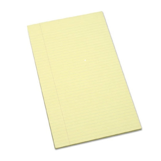 WRITING PAD, RULED, CANARY BX