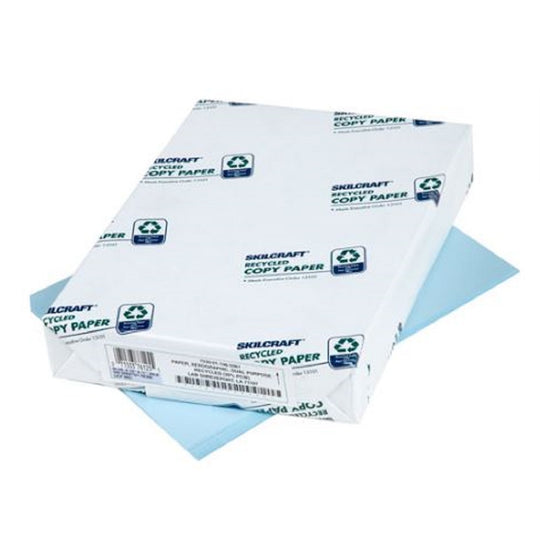 COLORED 20 LB COPY PAPER, BLUE BX