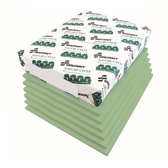 COLORED COPY PAPER 20 LB, GREEN BX