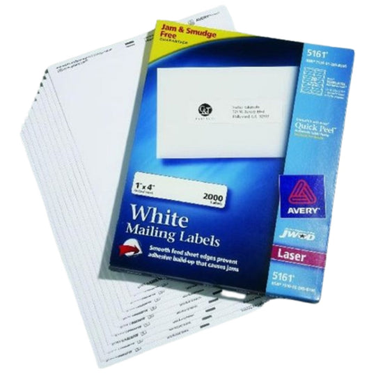 7530012898190 EASYPEEL™ LASER LABELS, WHITE BX