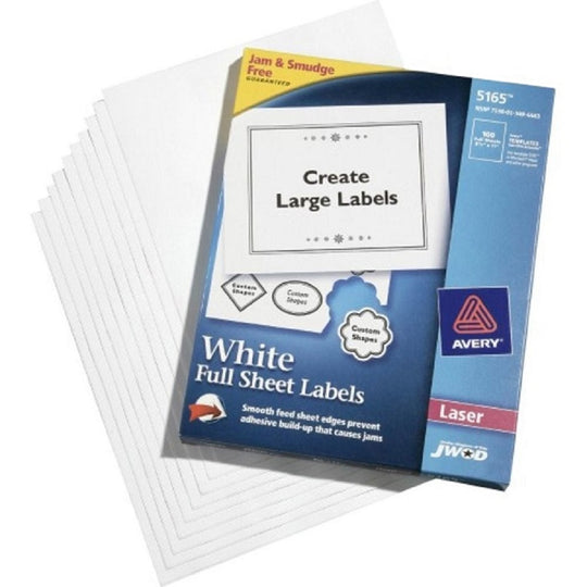 7530013494463 WHITE LASER LABELS, TRUEBLOCK™ CT