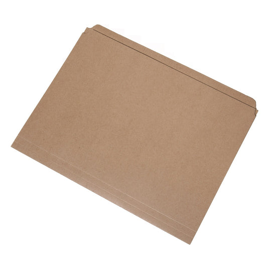 STRAIGHT CUT FILE FOLDERS, STRAIGHT TAB, LETTER SIZE, BROWN