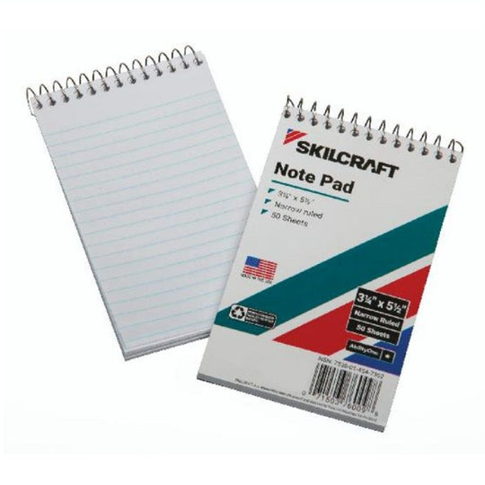 MINI MEMO BOOK, WHITE PK