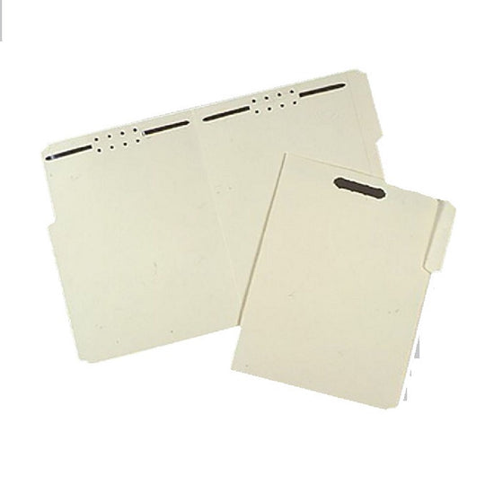 REINFORCED FILE FOLDER, 1/3" CUT, LETTER, 2" EXPANSION, MANILA BX