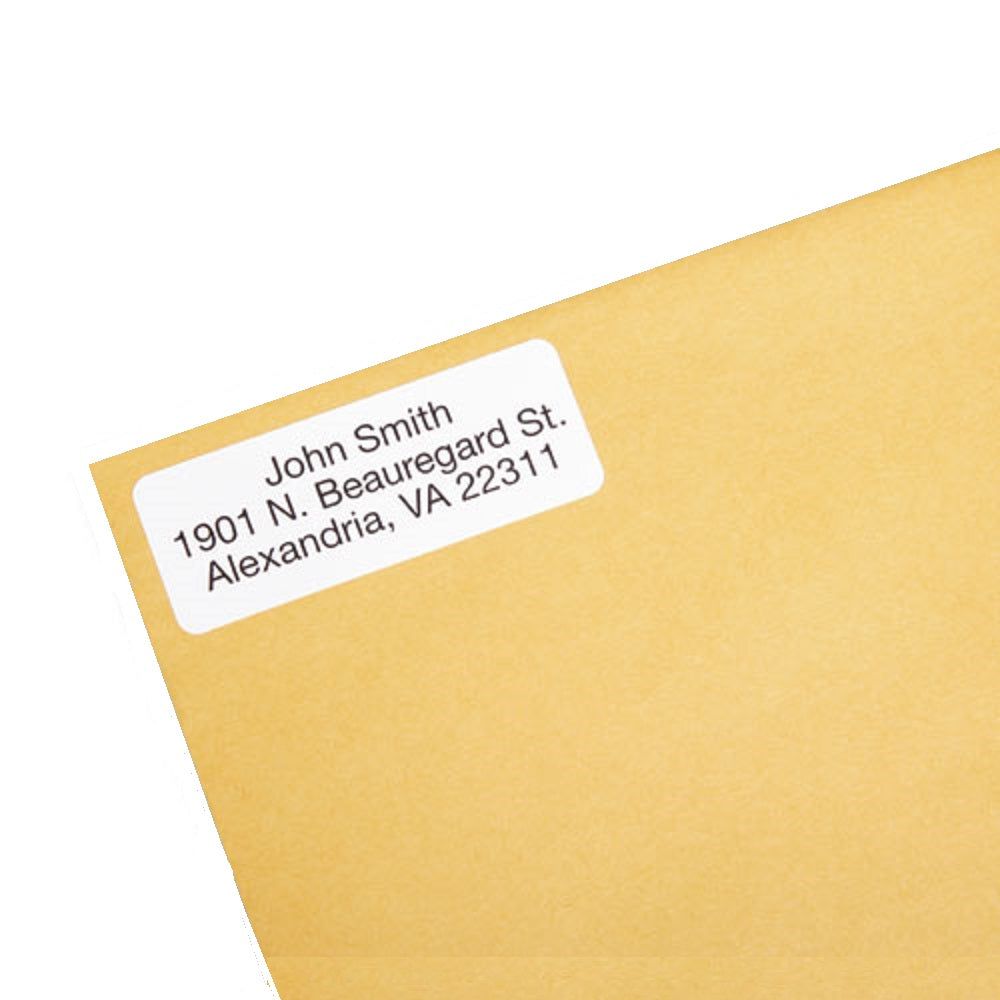 RECYCLED LASER/INKJET ADDRESS LABELS, MATTE FINISH CS