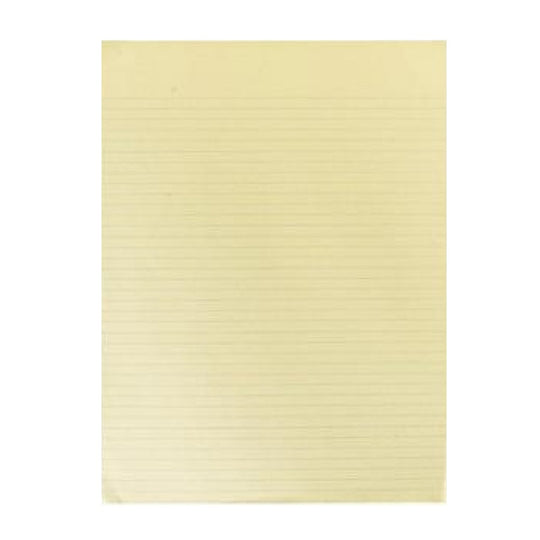 WRITING PADS, LETTER-SIZE, NARROW RULE, CANARY PAPER PK