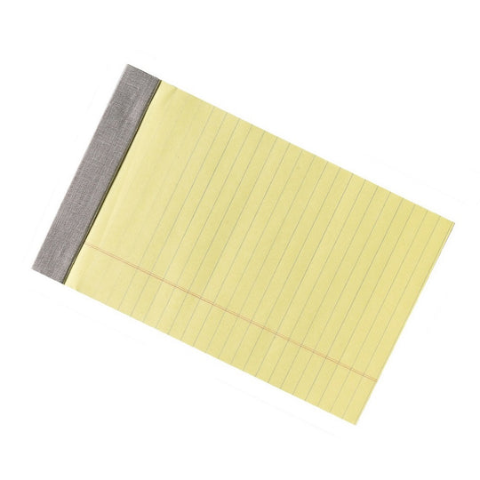 TOP BOUND WRITING PAPER, NARROW RULE, CANARY BX