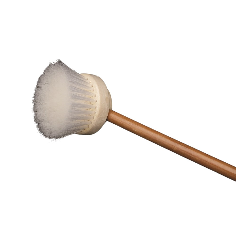 AIRCRAFT CLEANING BRUSH, NYLON BRISTLES, WHITE BX