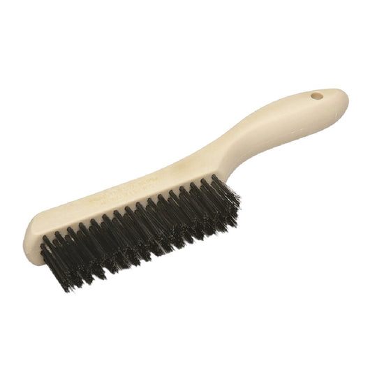 WIRE SCRATCH W/WOODEN SHOE HANDLED BRUSH  BX