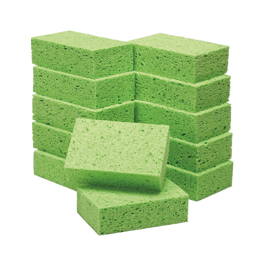 CELLULOSE UNCOMPRESSED GREEN SPONGE, COARSE-TEXTURED 60/BX