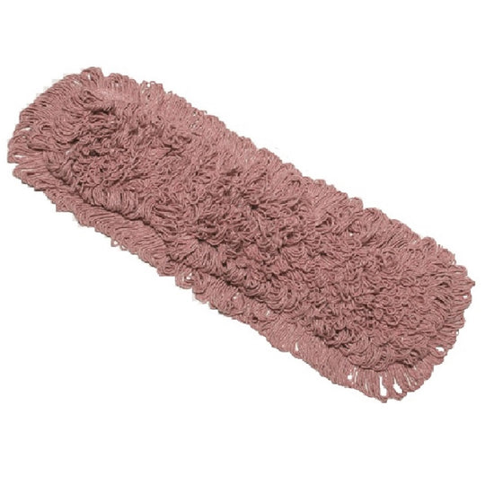 DUST MOP HEAD, INHIBITOR ANTI-MICROBIAL, RED BX