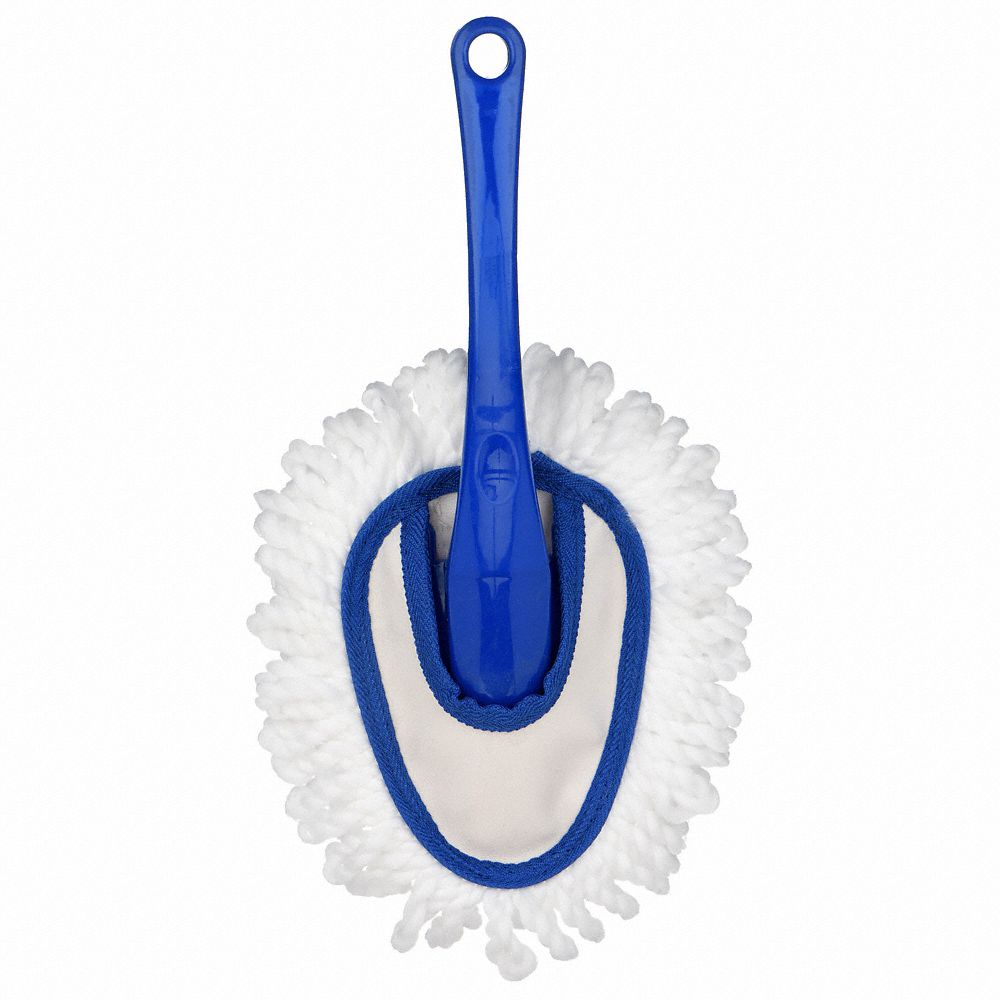 MINI MICROFIBER DUSTER, BLUE HANDLE BX