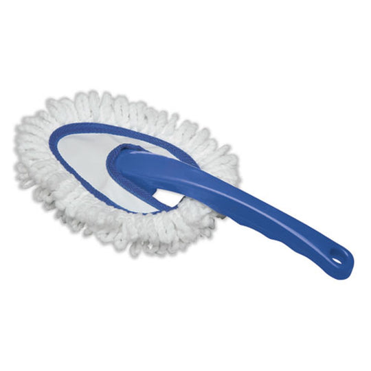 MINI MICROFIBER DUSTER, BLUE HANDLE BX