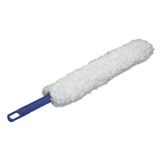 DUSTER, MICROFIBER, UTILITY, BLUE HANDLE EA