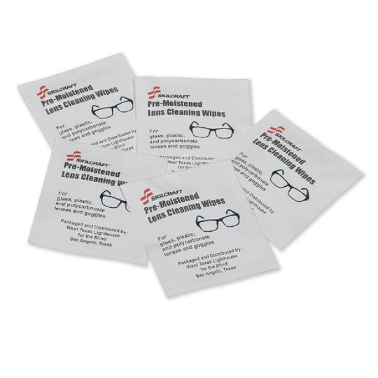 LENS CLEANING TOWELETTES, POCKET SIZED BX