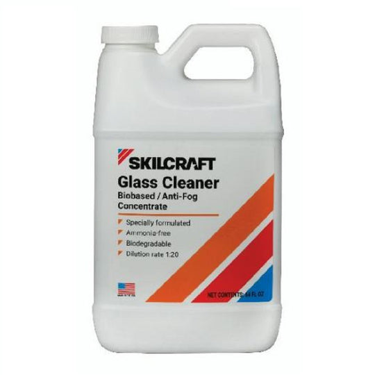 GLASS CLEANER BIOBASED / CONCENTRATE, 1/2 GALLON BOTTLE 6/BX