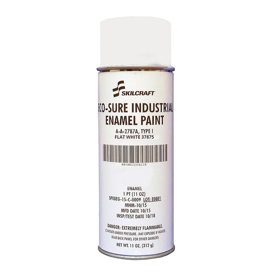 8010013316107 INDUSTRIAL ENAMEL AEROSOL PAINT - FLAT BLACK 17038