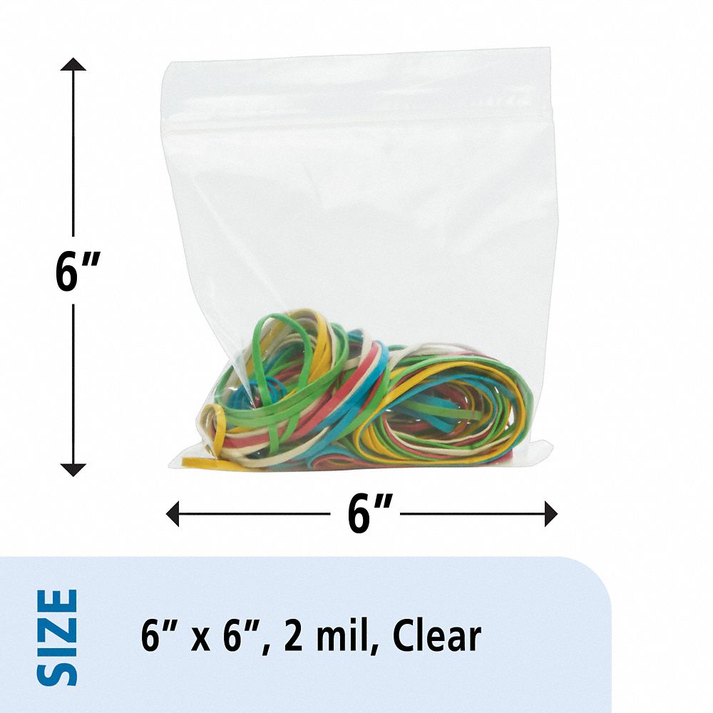 SEAL CLOSURE BAGS - CLEAR