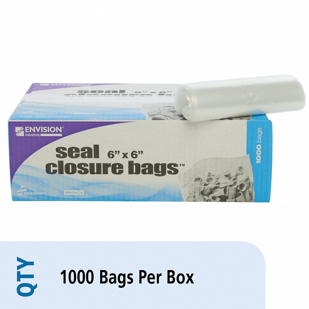 SEAL CLOSURE BAGS - CLEAR