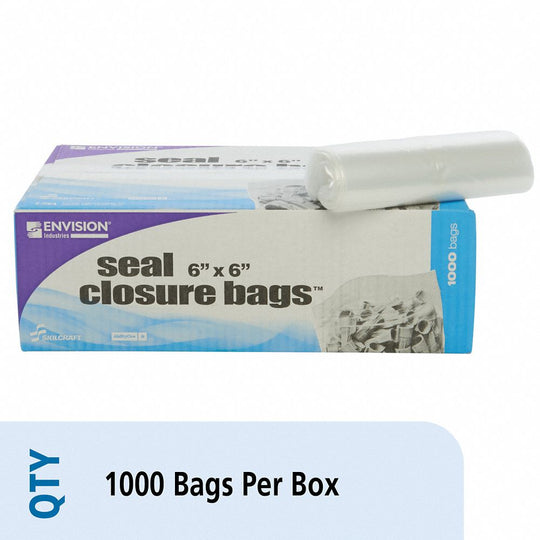 SEAL CLOSURE BAGS - CLEAR