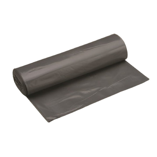 CORELESS ROLL CAN LINERS, MEDIUM DUTY, GRAY  BX