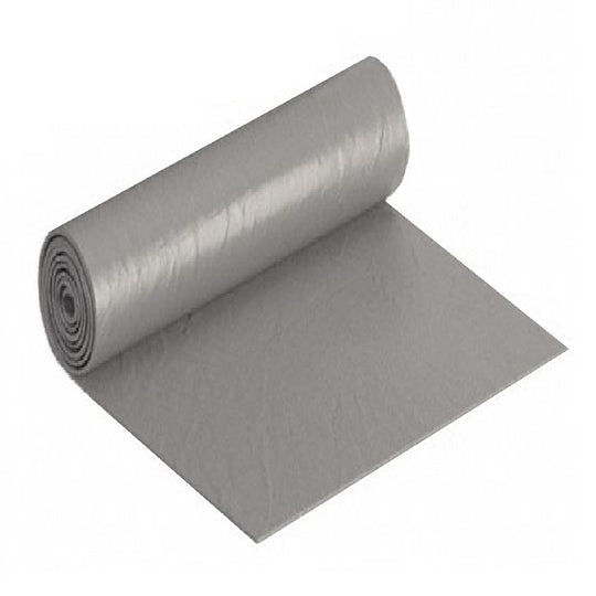 CORELESS ROLL CAN LINERS, HEAVY DUTY, GRAY  BX