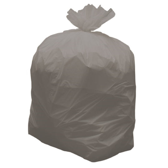 CORELESS ROLL TRASH LINERAR LOW DENSITY CAN LINERS, MEDIUM-DUTY, GRAY BX