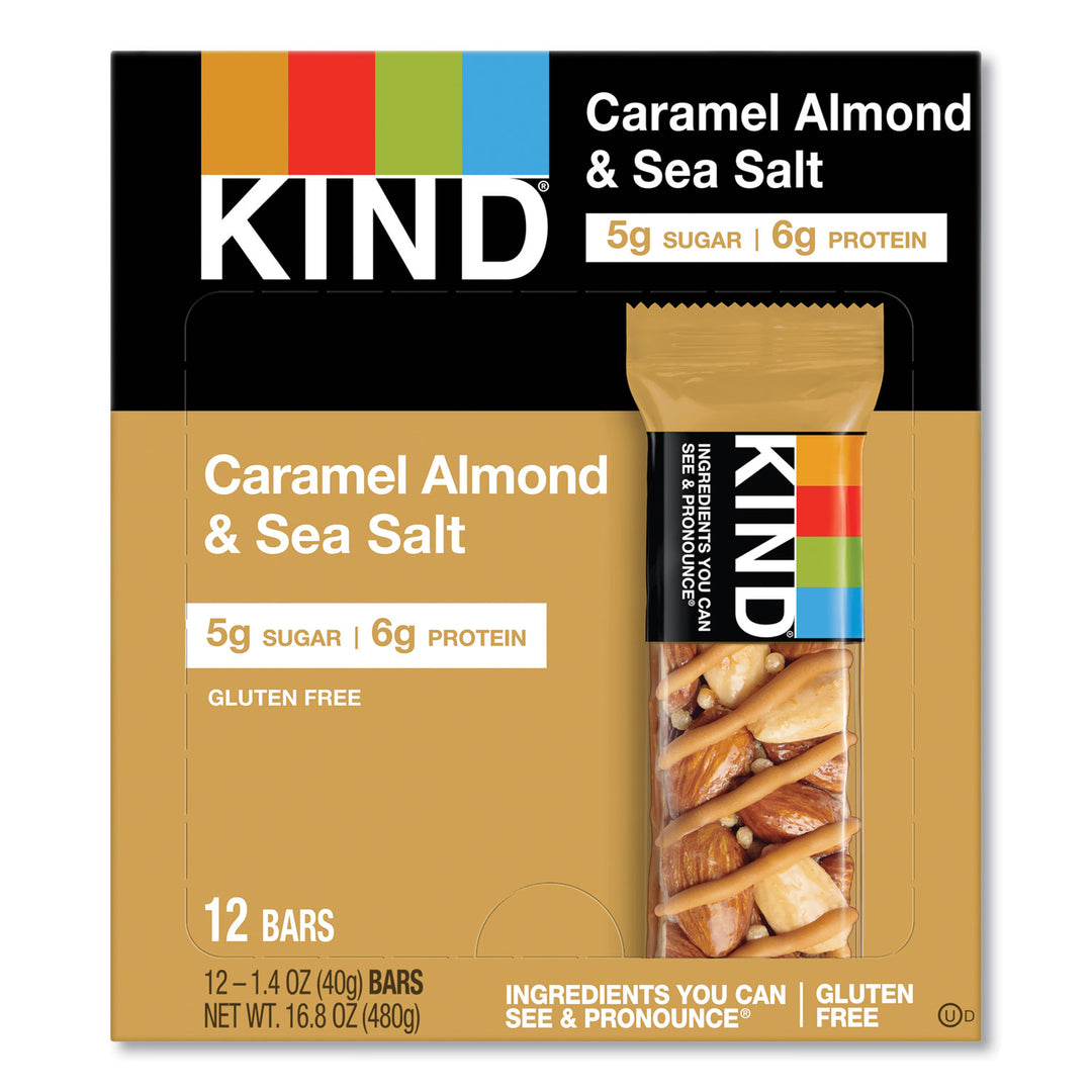 FOOD,CARAMEL ALMD SEA SLT