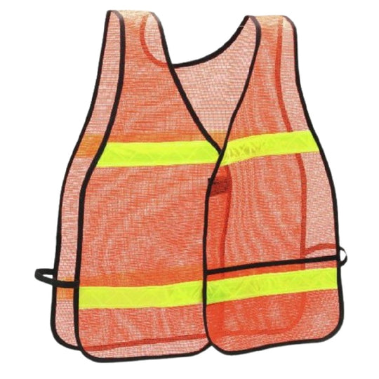 HIGH VISIBILITY SAFETY VEST, ORANGE/YELLOW BX