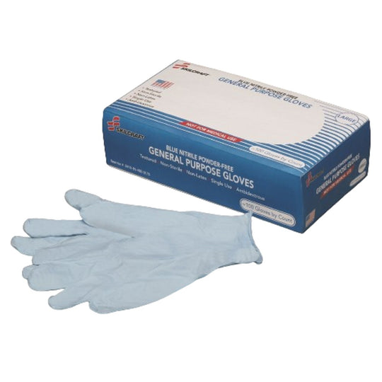 NITRILE GENERAL PURPOSE POWDER-FREE GLOVES, LARGE  BX