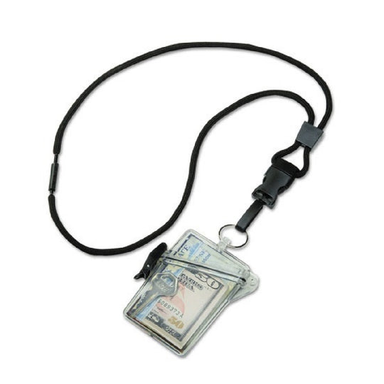 WATERPROOF MULTIPLE ID HOLDER W/LANYARD BX