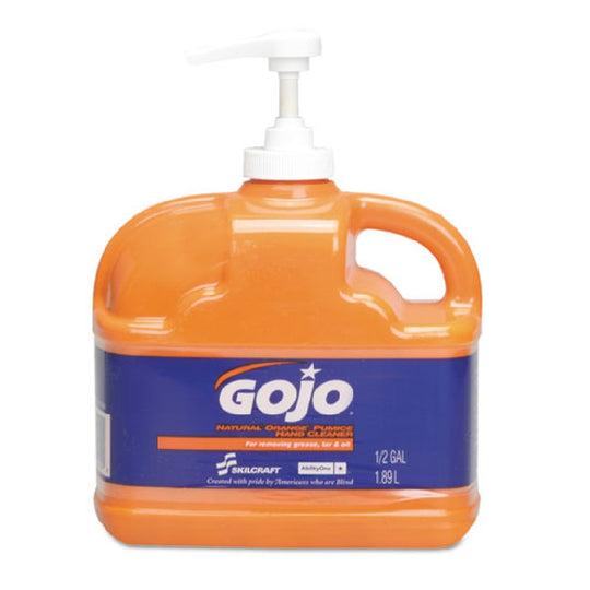 8520015220840 ORANGE PUMICE HAND CLEANER, 1/2 GALLON PUMP BTL EA