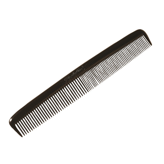 7 1/2" LONG BARBERS COMB - BLACK