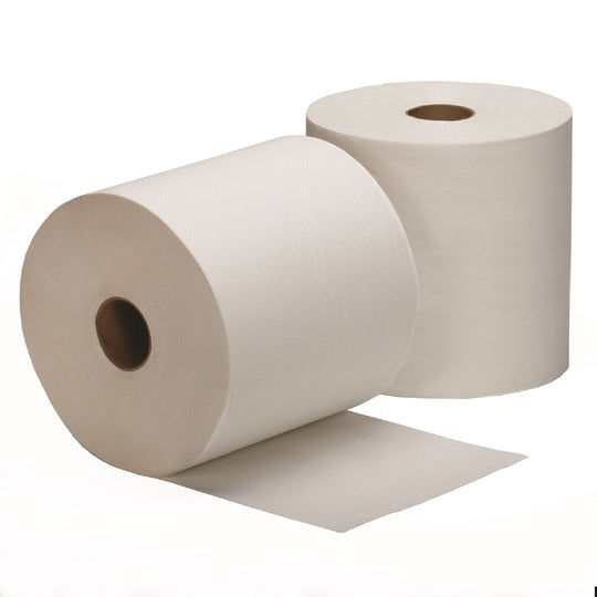 CONTINUOUS ROLL PAPER TOWEL, WHITE