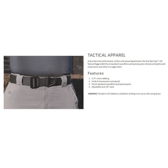 HD TACTICAL RIGGERS BELT