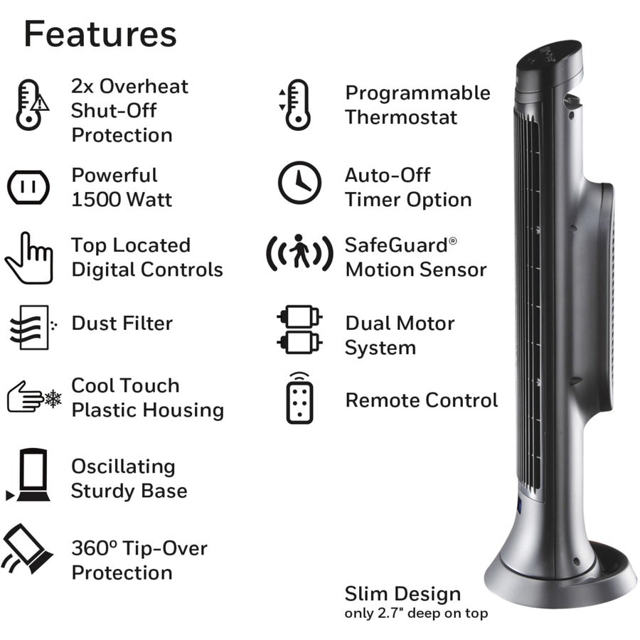 HONEYWELL MOTION SENSOR CERAMIC HEATER, HWLHCE323V