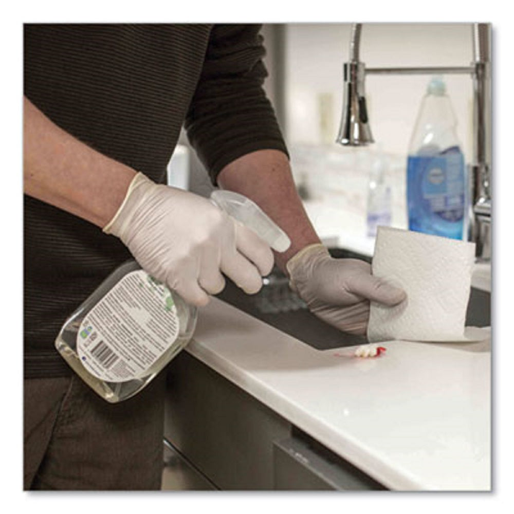 AXCTLF44100 GLOVEWORKS BY AMMEX TLF44100 MEDIUM NITRILE GLOVES, IVORY