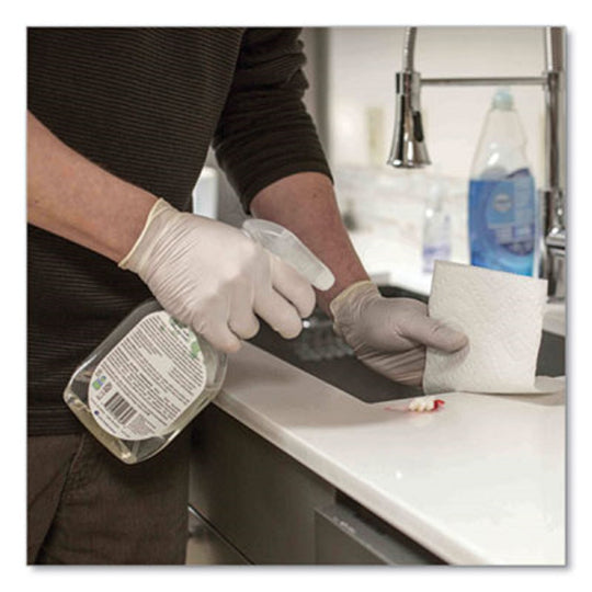 AXCTLF44100 GLOVEWORKS BY AMMEX TLF44100 MEDIUM NITRILE GLOVES, IVORY