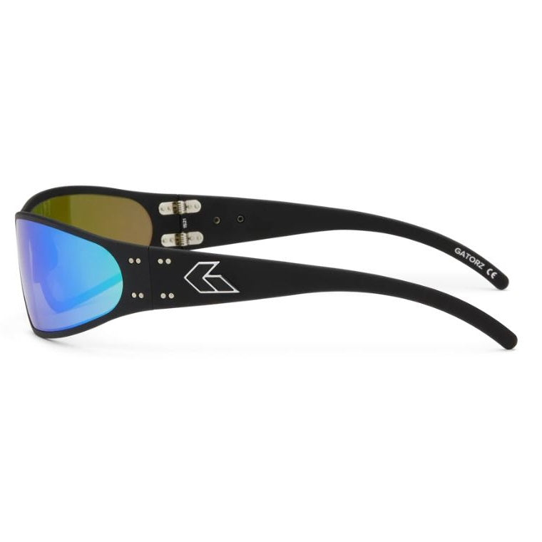 WRAPTOR POLARIZED - BLACK FRAME / GREEN MIRROR POLARIZED