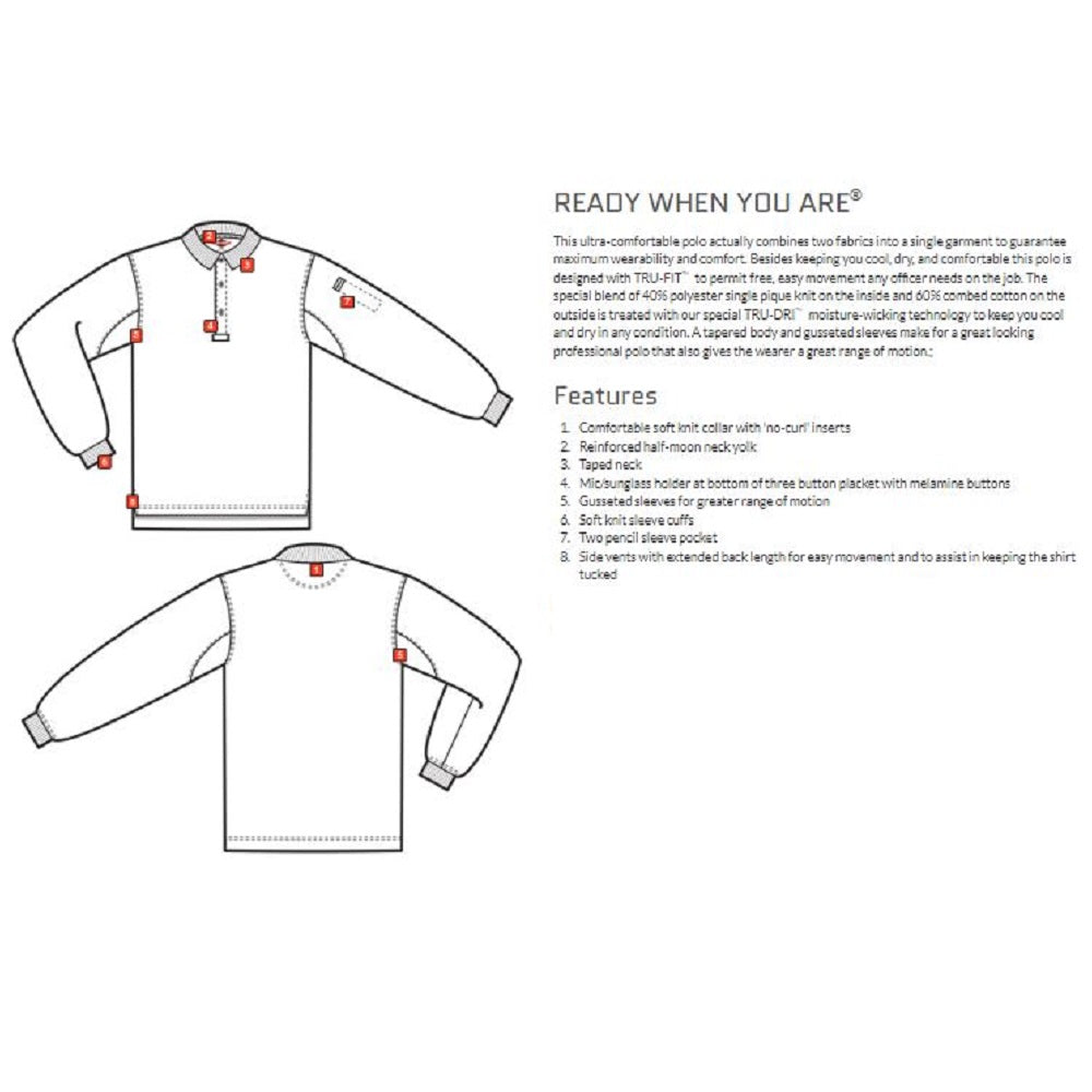 24-7 SERIES MEN'S ORIGINAL LONG SLEEVE POLO