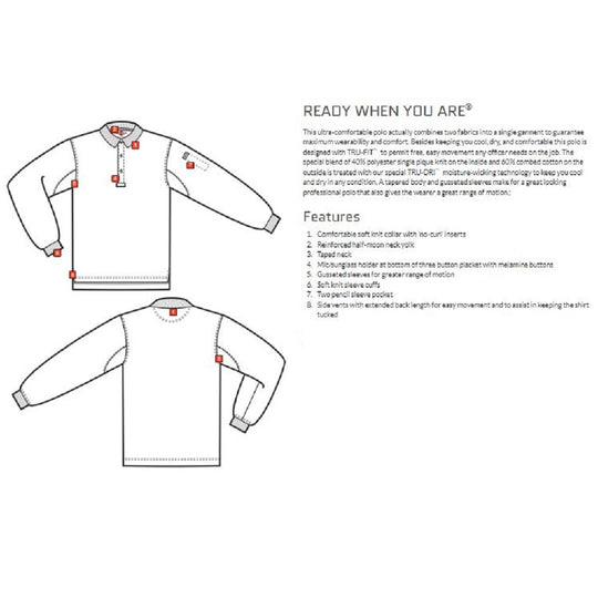 24-7 SERIES MEN'S ORIGINAL LONG SLEEVE POLO