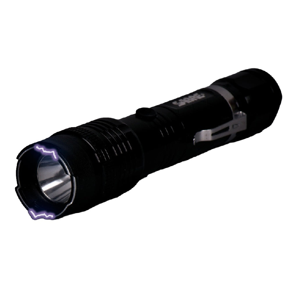 TACTICAL STUN GUN WITH LED FLASHLIGHT