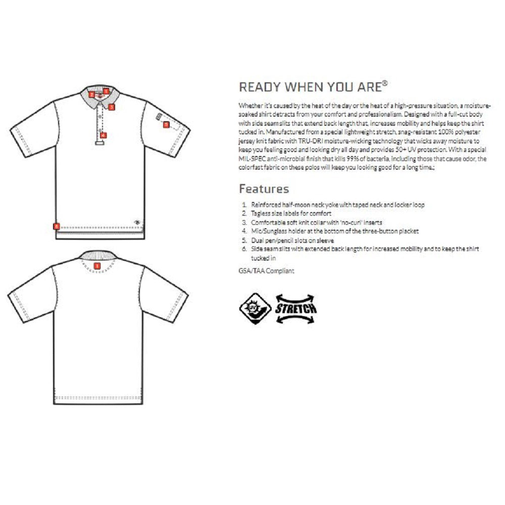 24-7 SERIES MEN'S SHORT SLEEVE PERFORMANCE POLO