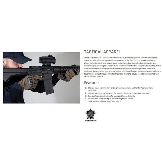 TACTICAL HARD KNUCKLE GLOVES