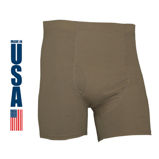 MEN'S LIGHTWEIGHT FR BOXER BRIEF (FR1) MEDIUM - TAN