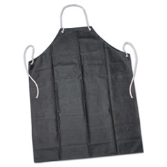 NSN6345023, BLACK RUBBER LABORATORY APRON, ONE SIZE FITS MOST EA