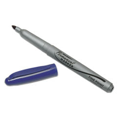 PERMANENT MARKER, FINE POINT, BLUE INK PK