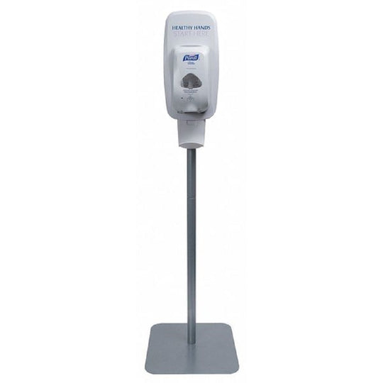 DISPENSER FLOOR STAND FOR TFX™ & LTX™, SILVER MATTE